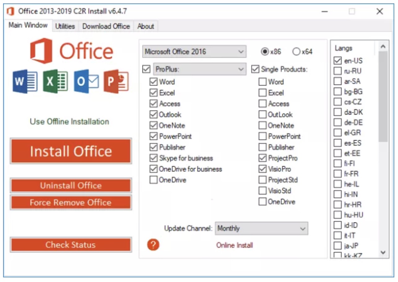 Ms office 2019 download for mac with product key software